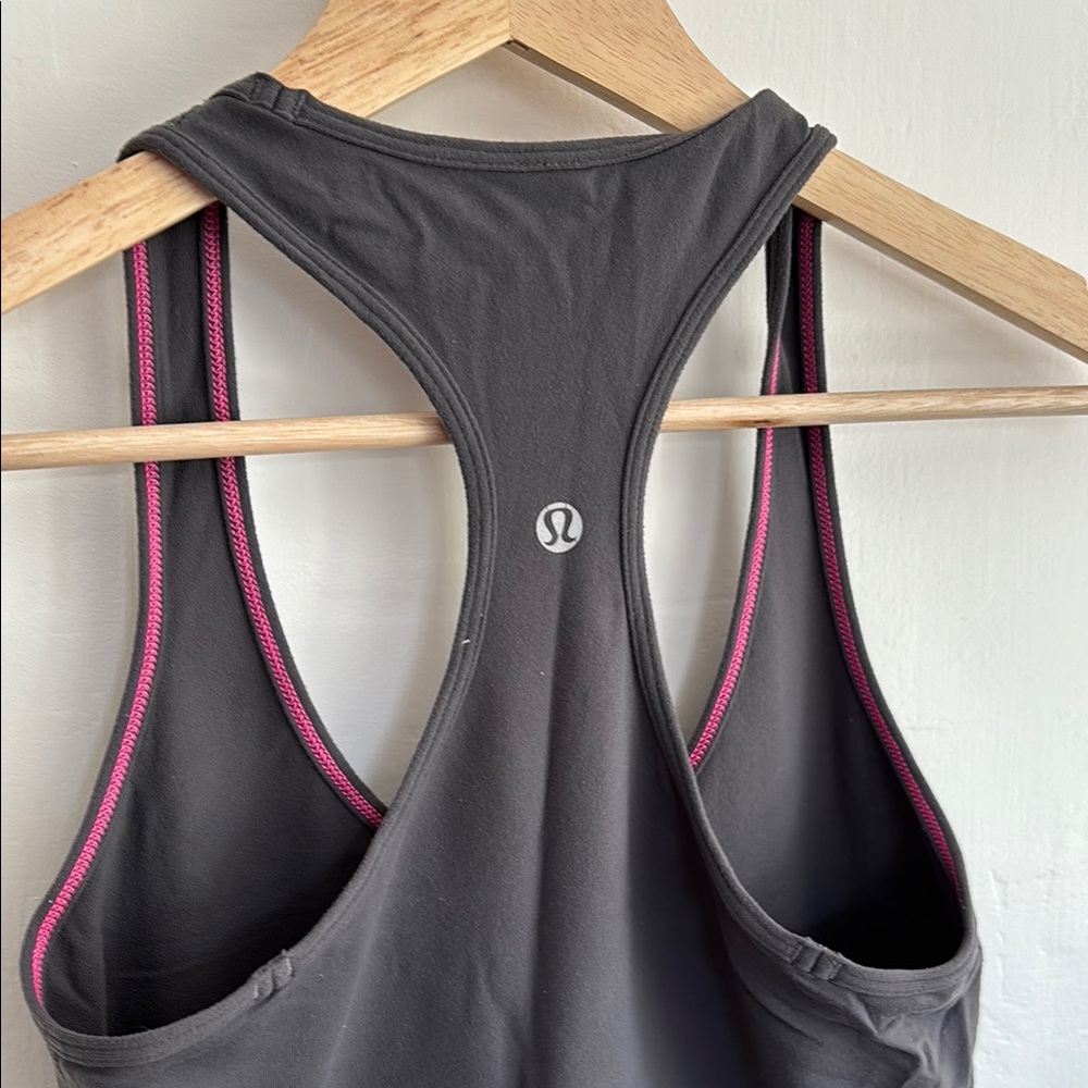 lululemon athletica Women's Gray Racerback Tank